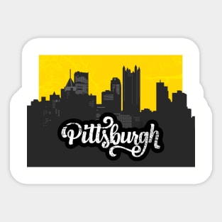 Pittsburgh Skyline Sticker